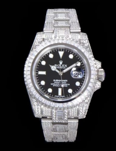 Rolex Submariner Diamond-Encrusted Watch