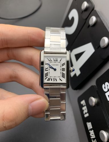 Cartier Tank Francaise Stainless Steel Watch