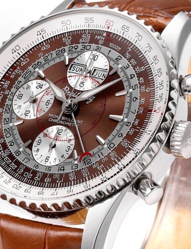 Breitling Navitimer Brown Dial Chronograph Watch