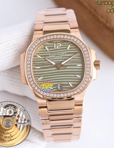 Patek Philippe Nautilus Ladies' Diamond Rose Gold Watch