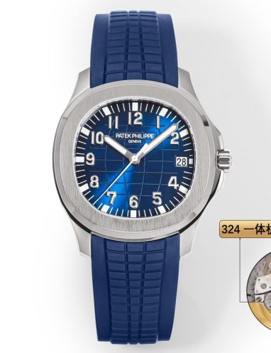 Patek Philippe Aquanaut Blue Dial Stainless Steel Watch