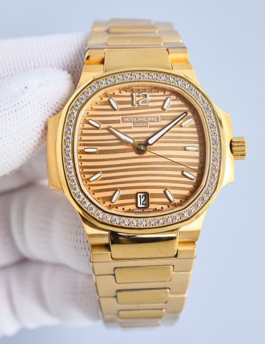 Patek Philippe Nautilus Gold Diamond Watch