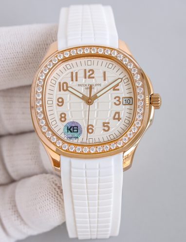 Patek Philippe Aquanaut Ladies' Rose Gold Diamond Watch