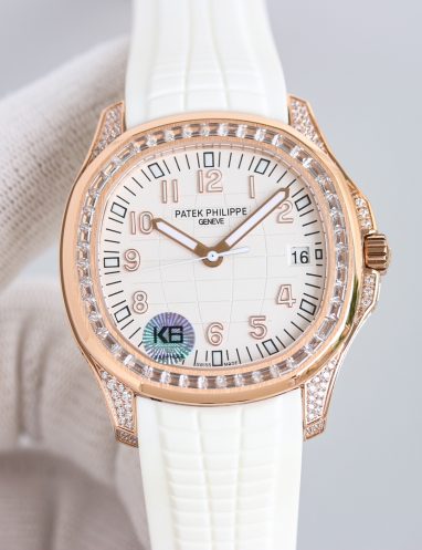 Patek Philippe Ladies' Aquanaut Rose Gold Diamond Watch