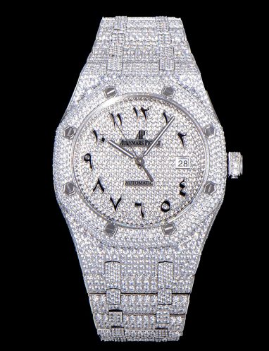 Audemars Piguet Royal Oak Full Diamond Pave Watch