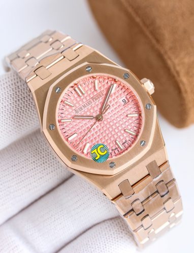 Audemars Piguet Royal Oak Pink Dial Watch