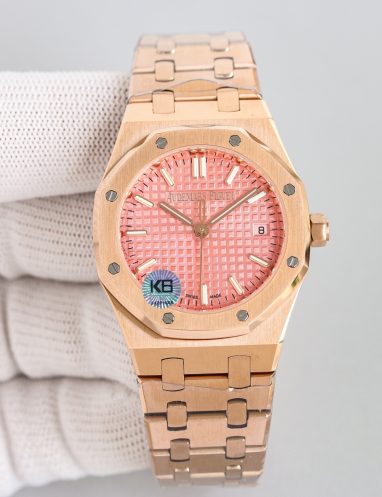 Audemars Piguet Royal Oak Pink Dial Watch