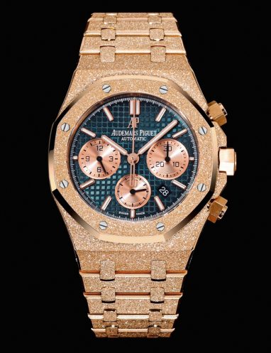 Audemars Piguet Royal Oak Chronograph in Frosted Gold