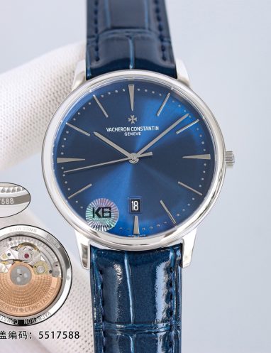 Vacheron Constantin Blue Dial Luxury Wristwatch