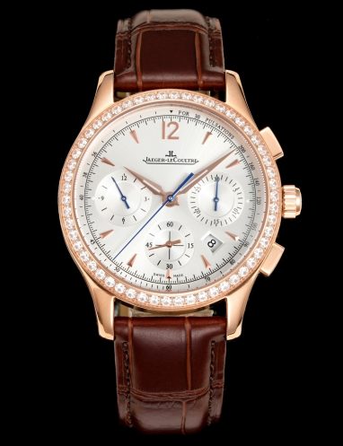 Jaeger-LeCoultre Diamond-Set Chronograph Watch