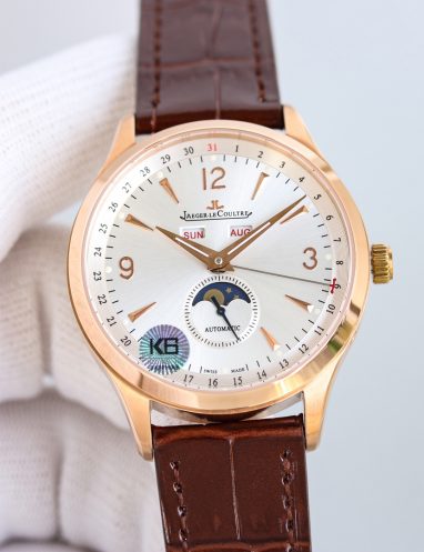 Jaeger-LeCoultre Men's Rose Gold Moon Phase Watch
