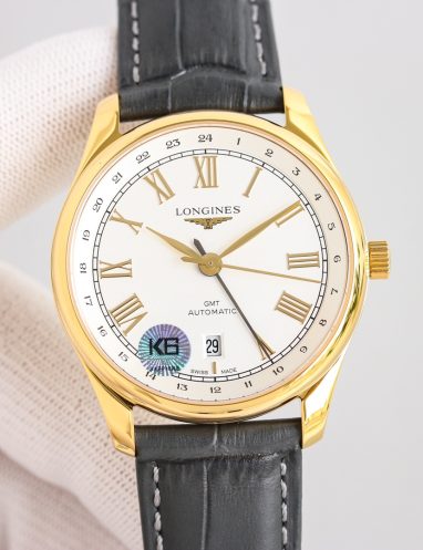 Longines Gold Automatic GMT Watch