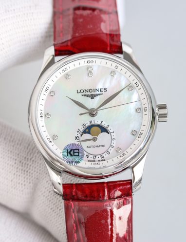 Longines Elegance Moonphase Automatic Watch