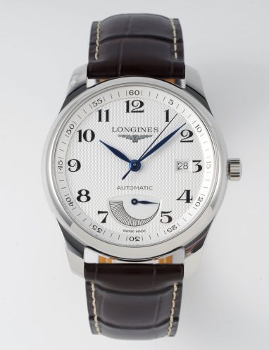 Longines Men's Automatic Leather Strap Watch