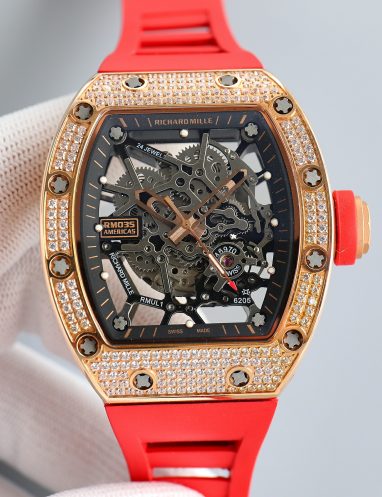 Richard Mille Luxury Skeleton Dial Watch