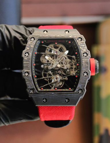 Richard Mille Skeleton Dial Carbon Fiber Watch