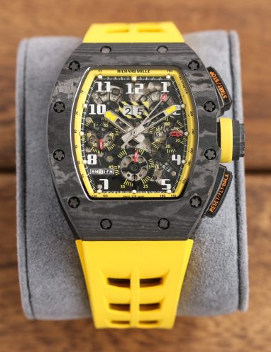 Richard Mille Carbon Yellow Chronograph Watch