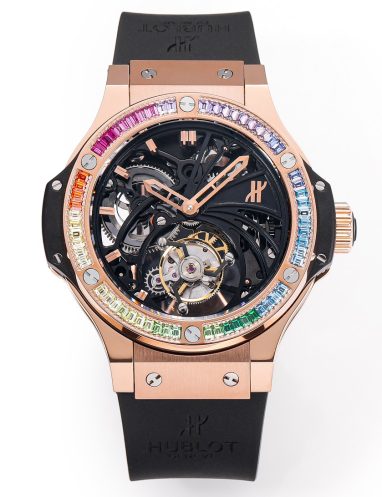 Hublot Rainbow Tourbillon Skeleton Watch