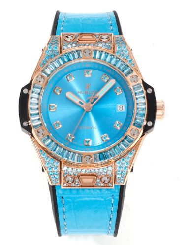 Hublot Classic Fusion Blue Diamond Watch