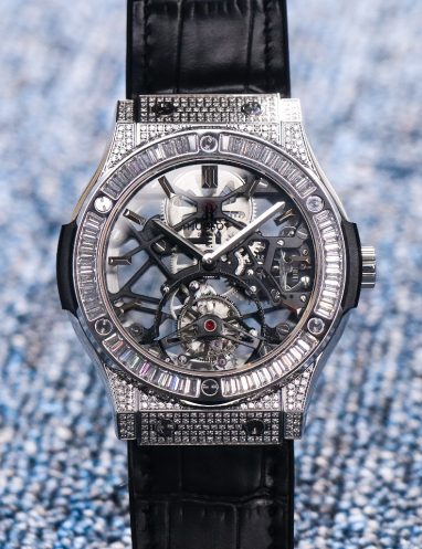 Hublot Classic Fusion Skeleton Diamond Watch