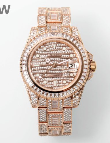 Rolex Diamond-Studded GMT Master II