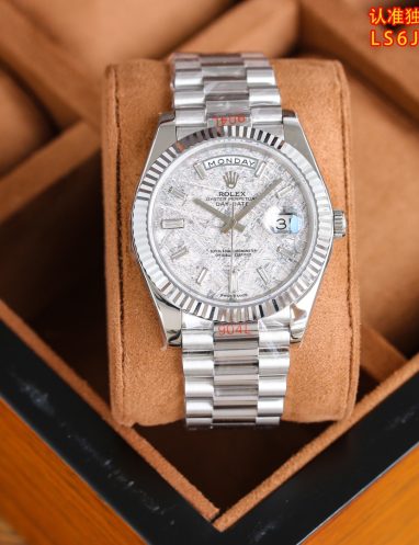 Rolex Day-Date Meteorite Dial Watch